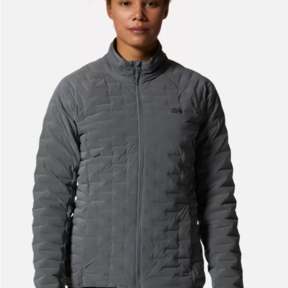 NewMountain Hardwear Woman’s Blue Gray Stretch Down Jacket